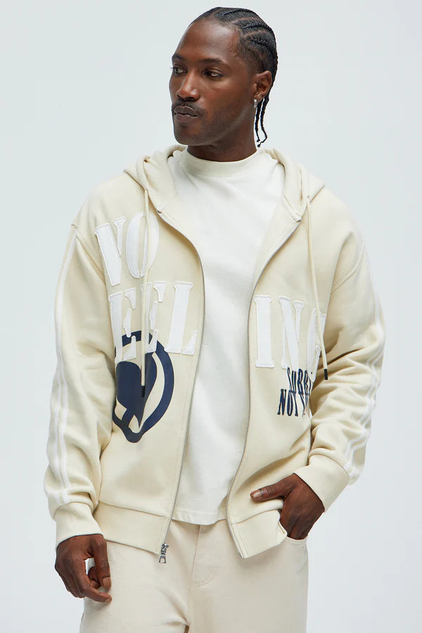 Tyson No Feelings Zip Up Hoodie
