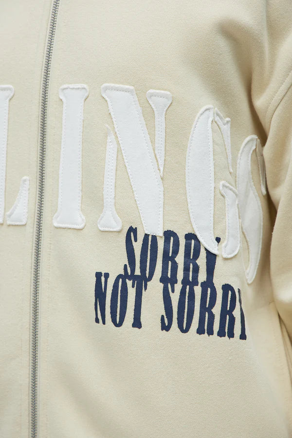 Tyson No Feelings Zip Up Hoodie