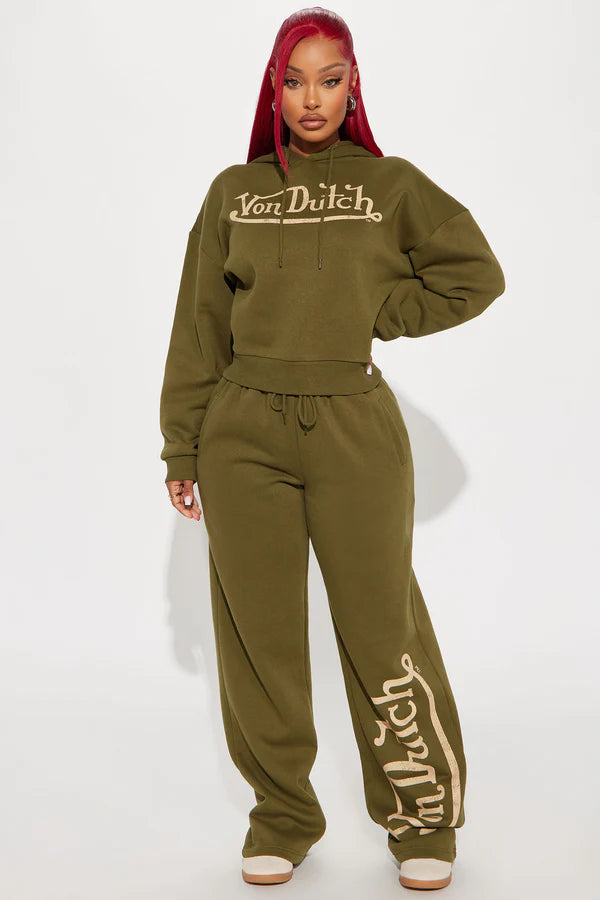 Von Dutch Vintage Cropped Hoodie