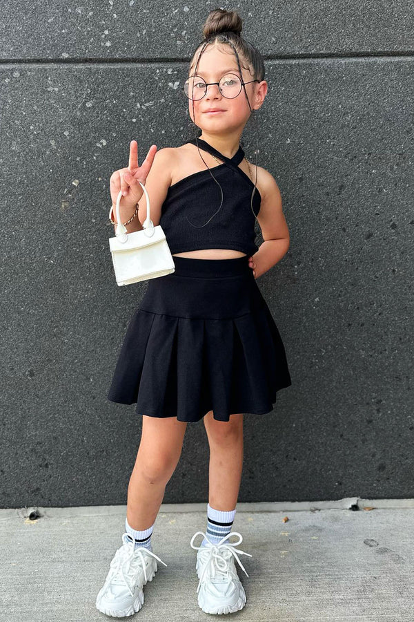 Mini Good Girl Pleated Skirt