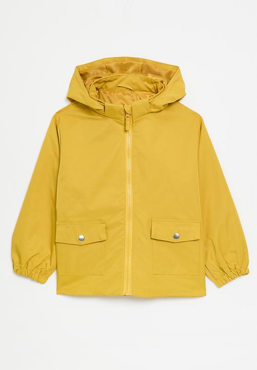 Hooded jacket - yellow
