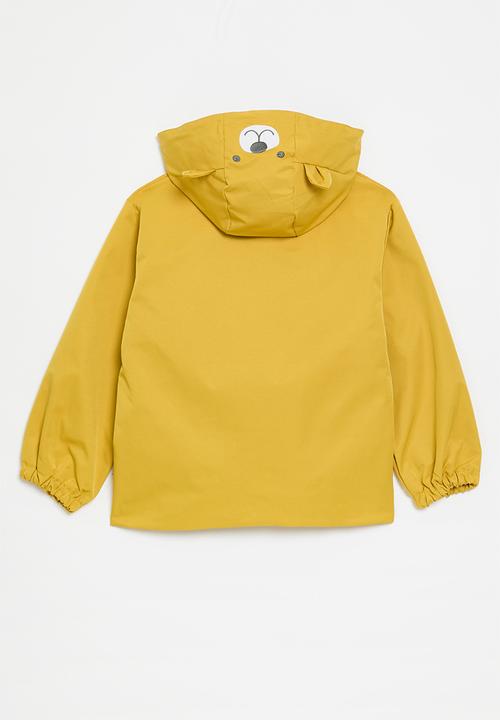 Hooded jacket - yellow