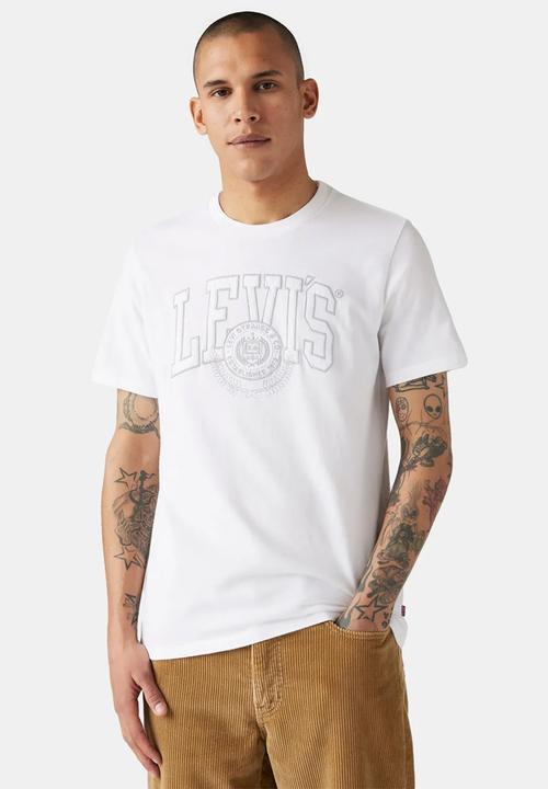 Graphic crew neck tee tonal athletic cres