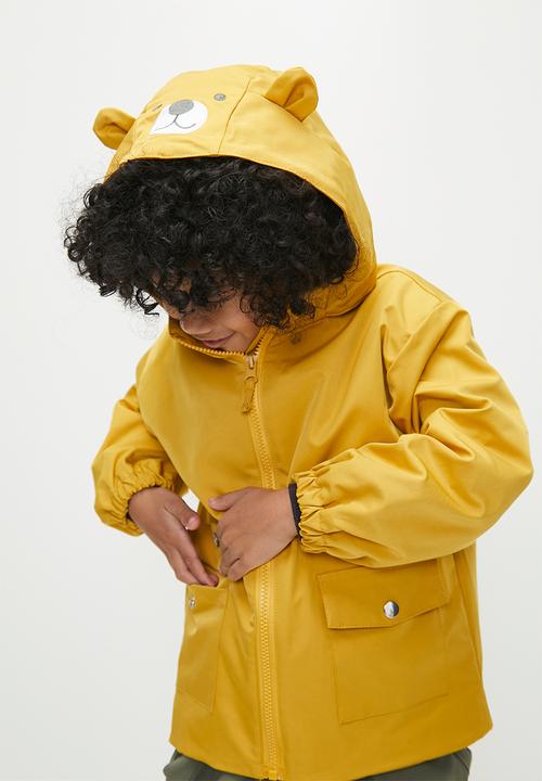 Hooded jacket - yellow